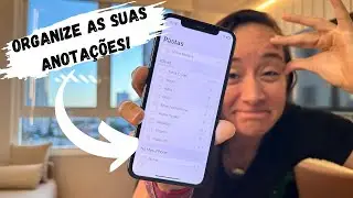 Organize suas Notas em PASTAS e SUBPASTAS