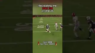 I Recreated the KICK SIX in College Football 25 #cfb25 #collegefootball #kicksix #ncaa25 #shorts