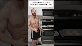 BIRTHDAY MEAL PLAN & Peak Week Trial for IDFA INTERNATIONAL CLASSIC Natural Bodybuilding Competition