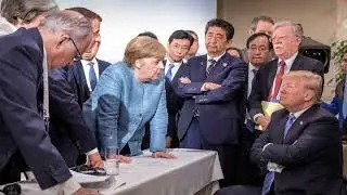 Street Brawl at G-7 summit