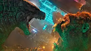 Godzilla vs. Kong - Batalha em Hong Kong Completa em 4K