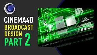 Cinema4D Broadcast Design Tutorial | Logo Interlude | Part 2