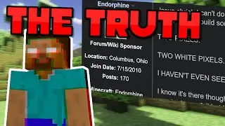 The TRUE Story Of Herobrine! (White Eyes Myth)