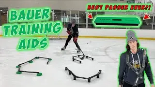 Dangling the NEW BAUER training aids! (Zac bell HANDS?!)