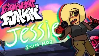 Jessie over BF || Friday night funkin' skin mod showcase ||