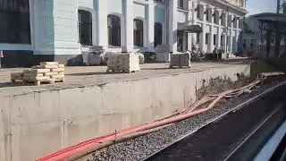 Строительство МЦД4 Площадь трёх вокзалов - Аминьевская 10.09.2023 г.