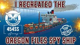Making the SPY SHIP from the Oregon Files books in Stormworks