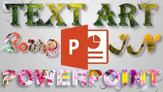 Text Art In PowerPoint | Create beautiful Text Art In PowerPoint | Sinhala - Akain Vlogs