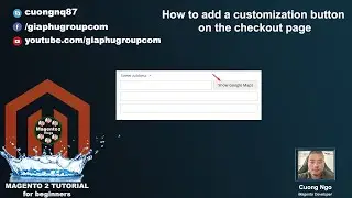 How to add a customization button on the checkout page