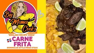 Carne Frita | EASY Dominican Carne Frita recipe | *ENGLISH RECIPE VIDEO* #bigmamacooks