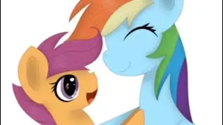 Rainbow Dash and Scootaloo speedpaint!