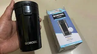 Borosil Hydra Coffeemate 300 ml Stainless Steel Travel Mug | Ideal for Personal & Corporate Gifting