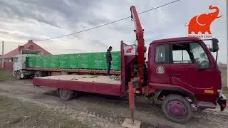 Доставка, разгрузка кирпича на объекты