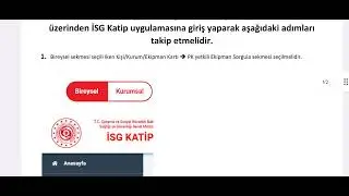 İSG katip te periyodik kontrol listesi sorgulama