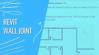 #5 Revit Wall Joint & Unjoin Elements
