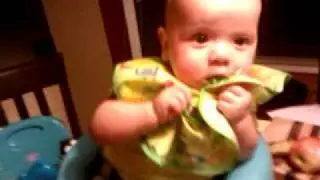 Brandon's First Bite of Real Food