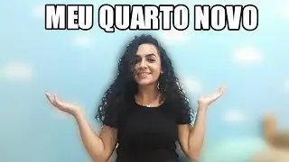 PINTEI MEU QUARTO TODO, COMO SERÁ QUE FICOU?