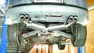 NEX® VW Tiguan. ЭКСКЛЮЗИВ! Глушитель раздвоенный & 4 насадки Ø 76 мм.