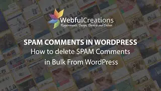 How To Quickly Bulk Delete Spam Comments In WordPress? | Webful Creations