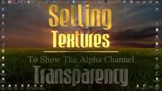 Blender - Setting Textures To Show The Alpha Transparency