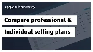 Compare Professional and Individual selling plans