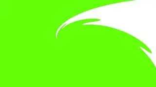 Liquid Swipe Transition - Green Screen Fluid Streak + Sound FX