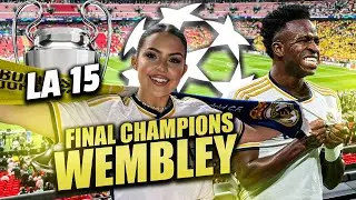 REACCIONO a la FINAL CHAMPIONS LEAGUE del REAL MADRID Y JUEGO en WEMBLEY con RAUW, KAKA, BALE…😱🤯🥳🏟️