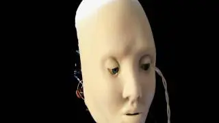 Animatronic Female Face Expressions Test