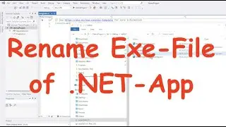 How to rename the Exe-File of a .NET application