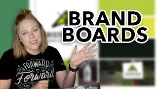 Creating a Brand Board | Presenting your brand work to a client