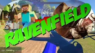 A mix of Minecraft and Battlefield II Ravenfield II