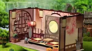 Qing Cang Qing Jingguo Fengya серия сцена ручной работы