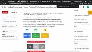 Data Processing with Dataflow - Writing an ETL Pipeline using Apache Beam and Cloud Dataflow(Python)