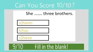 Mixed English Grammar Quiz | Grammar test