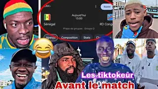 😂MDR avant le match Sénégal 🇸🇳 VS Congo 🇨🇬 entre TikTokeur réé ba tass