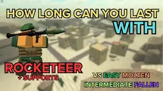 (TDS)( HLCYLW_ #5) HOW LONG CAN YOU LAST WITH ROCKETEER + SUPPORTS? | ROBLOX