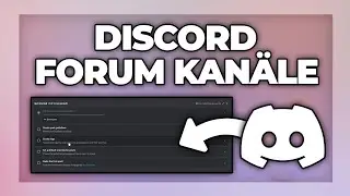 Create Discord Forum Channels - Tutorial