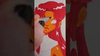 #starfire #ohuhumarkers #artshorts #artwork #arttrend #sketchbook #artist #artprocess #myart #art