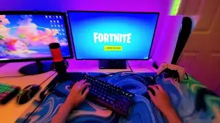 Fortnite but You Are Me (POV) + Keyboard & Mouse on PS5 + Apex Pro TKL Handcam 🤩