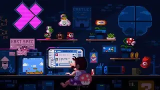 pink clouds || chill nintendo ost + storm ambience