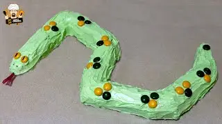 HOW TO MAKE A NO BAKE SNAKE CAKE