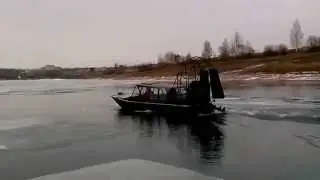 АЭРОБОТ АНГАРА-3 с подвесным лодочным Honda bf30srtu