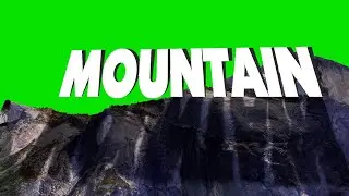 Green Screen Mountain Chroma Key Footage VFX VIDEO