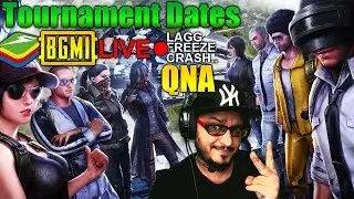 🔴LIVE - BGMI and PUBG Mobile QNA For Crash, Lagg, Freeze and Tournament Format and Date Discussion