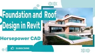 Revit tutorial: How to Design a foundation and Roof plan in | Revit 
