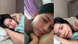 si cantik berliana lovel bangun pagi langsung sarapan es krim