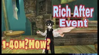 Make 1m-40m spina, Easy way to get rich (event investment) Toram online 2018