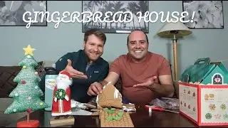 MAKING A GINGERBREAD HOUSE!