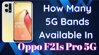 Oppo F21s Pro 5G Bands