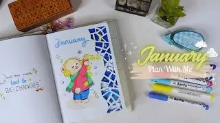 JANUARY BULLET JOURNAL SETUP 2026 ✨ Plan With Me  Cozy Aesthetic Monthly Setup